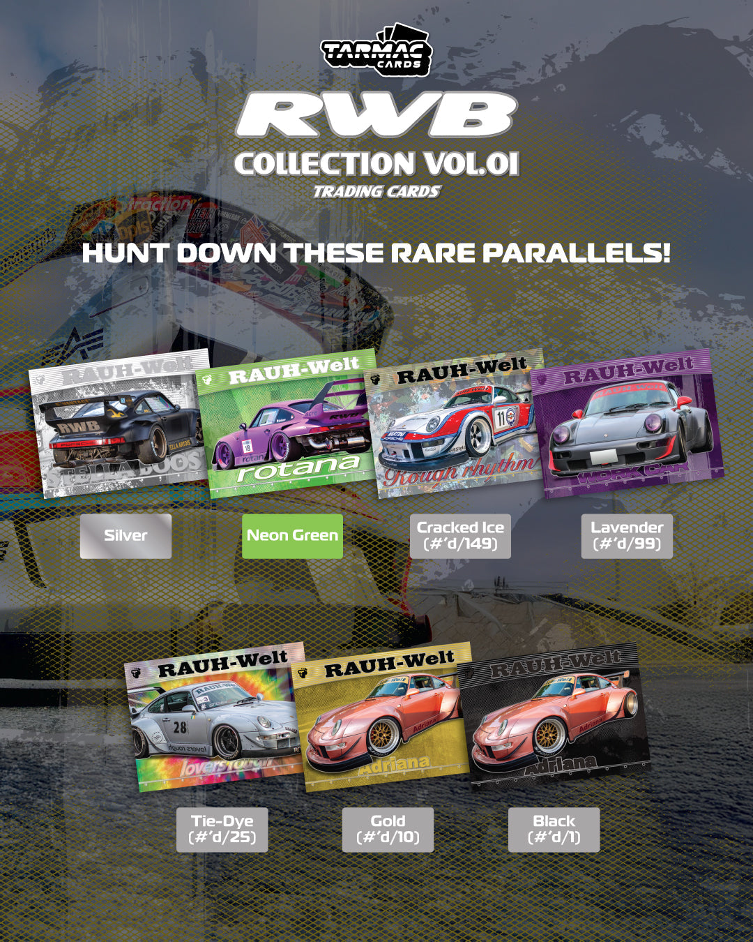 Tarmac Works Tarmac Cards RWB Collection Vol.01- Blaster Box TC-RWBC-B01