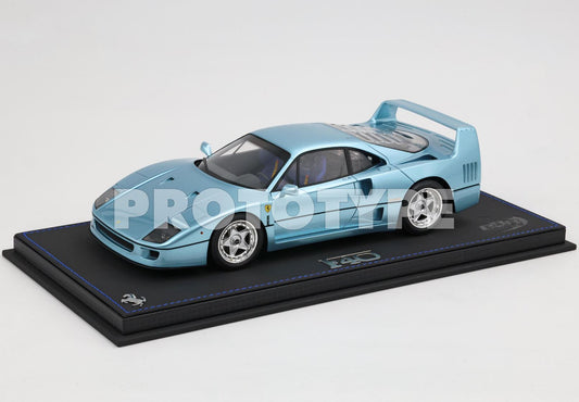 BBR 1:18 Ferrari F40 Hyperion Blue P18151I