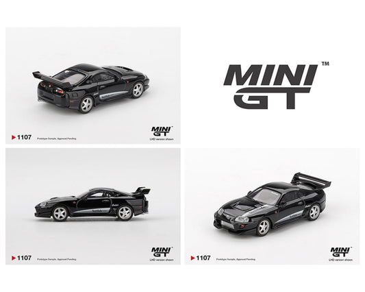 Mini GT 1:64 Toyota Supra VeilSide Combat V-II – Black MGT01107-BL