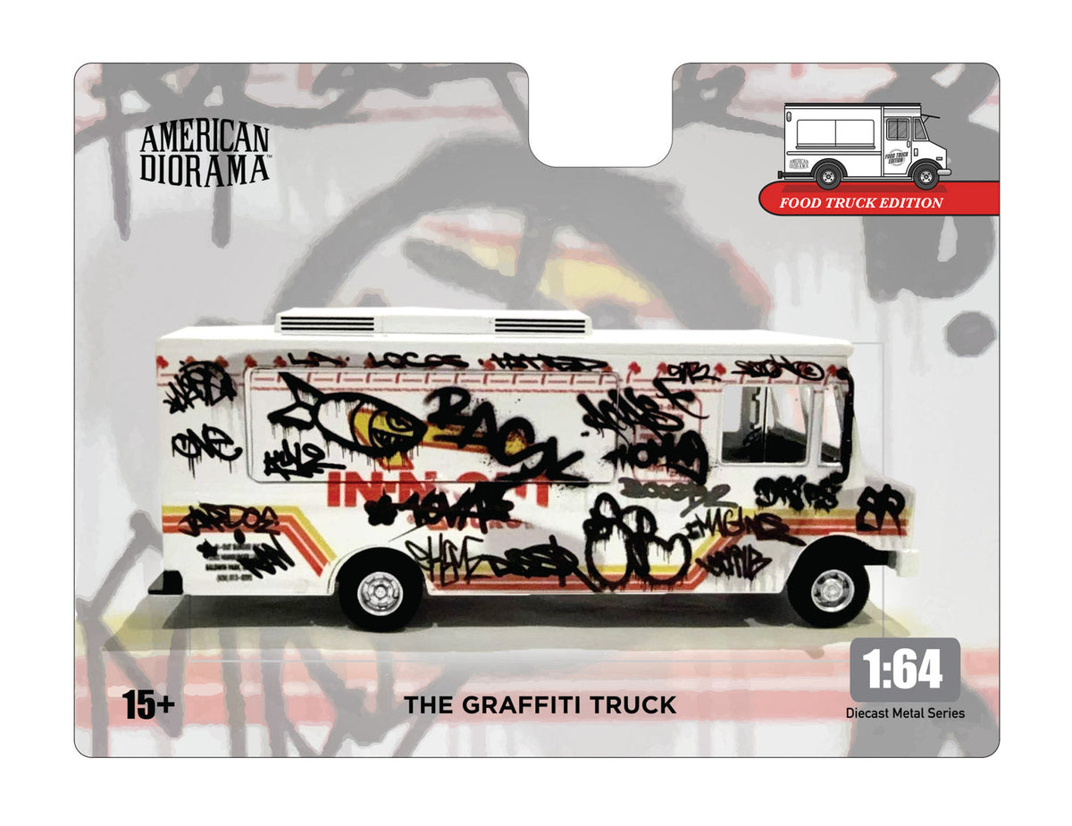 American Diorama 1:64 Food Truck series – Graffiti style AD-70102