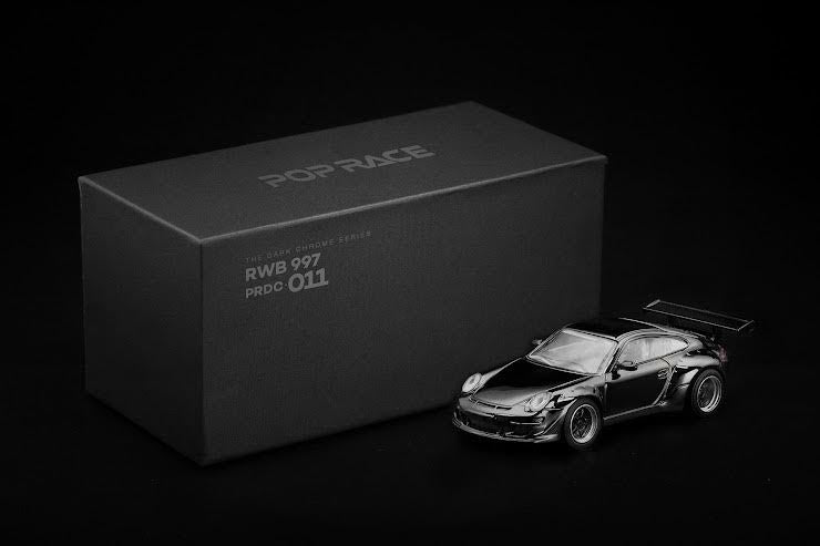 [Preorder] POPRACE 1:64 RWB 997 Dark Chrome PRDC011