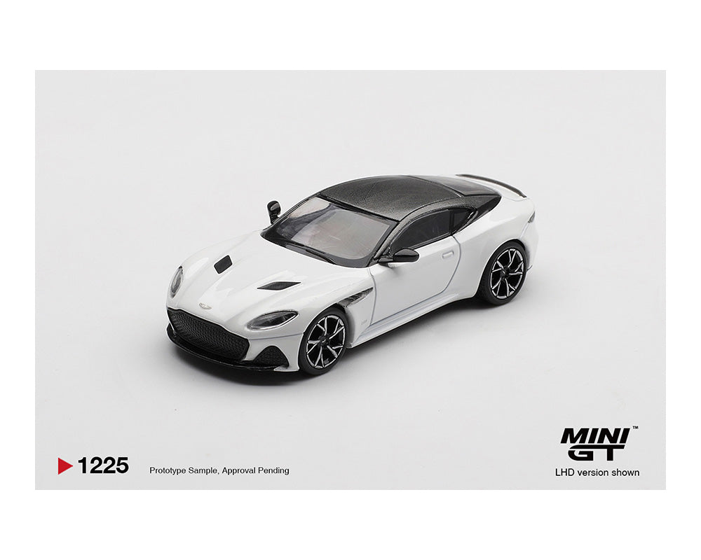 [Preorder] Mini GT 1:64 Aston Martin DBS Stratus – White MGT01225-BL