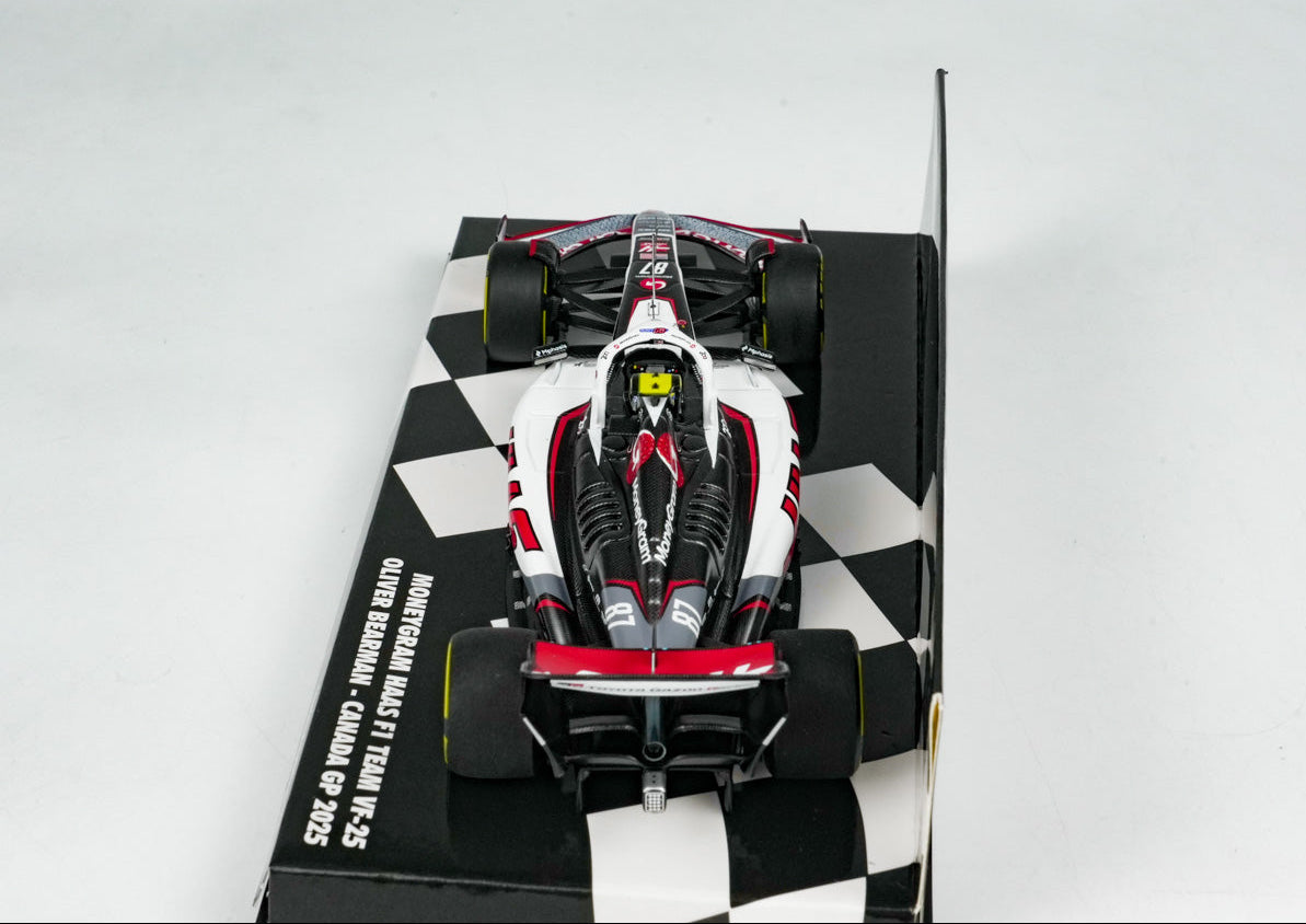 MINICHAMPS 1:43 MONEYGRAM HAAS F1 TEAM VF-25 - OLIVER BEARMAN - 2025 417251087
