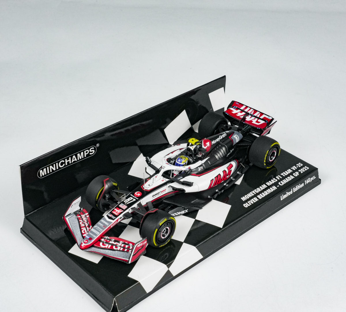 MINICHAMPS 1:43 MONEYGRAM HAAS F1 TEAM VF-25 - OLIVER BEARMAN - 2025 417251087