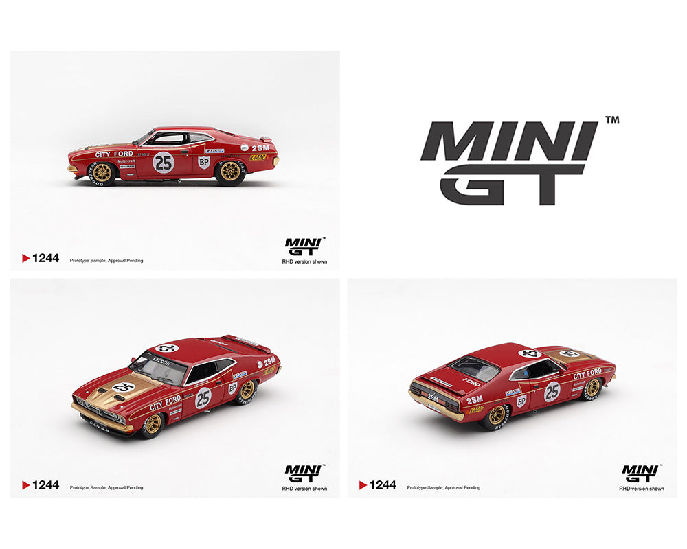 [Preorder] Mini GT 1:64 Ford XB Falcon GT – #25, Allan Moffat / Ian “Pete” Geoghegan – 1975 Bathurst 1000 – Australia Exclusive MGT01244-R