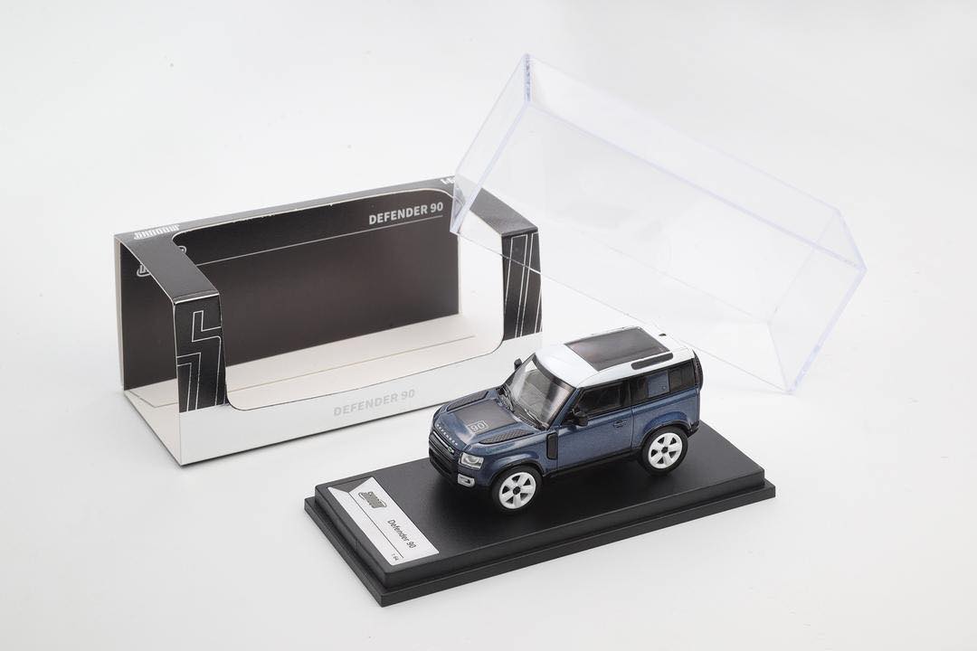 Shadow 1:64 Land Rover Defender 90 LHD BLUE/BROWN (2 Colours) LL-092-230/LL-092-231