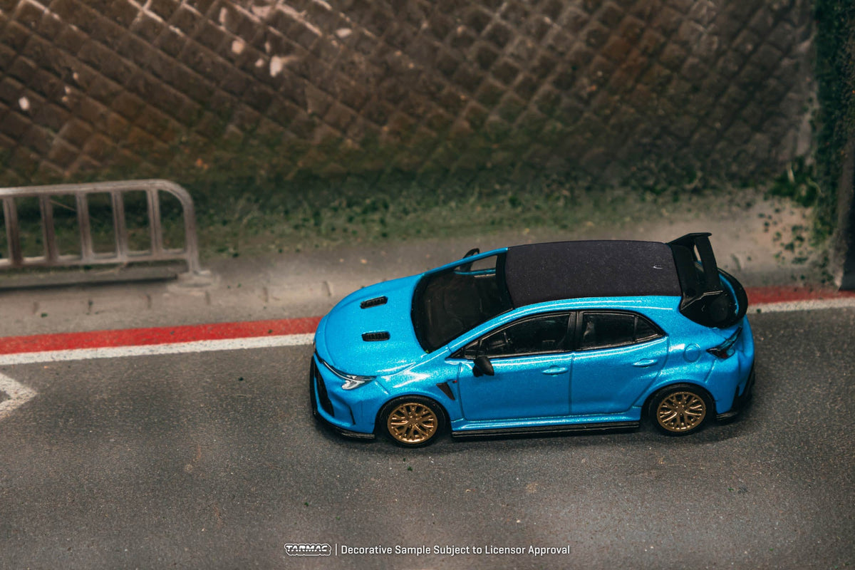 [Preorder] Tarmac Works 1:64 Toyota GR Corolla Blue T64G-066-BL