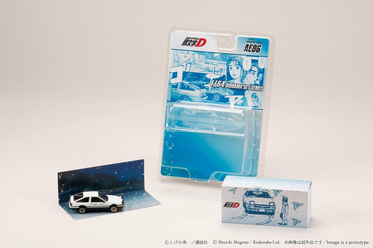 Hobby Japan 1:64 Toyota SPRINTER TRUENO (AE86)/ INITIAL D Takumi Fujiwara  AND Natsuki Mogi HJDMD001F