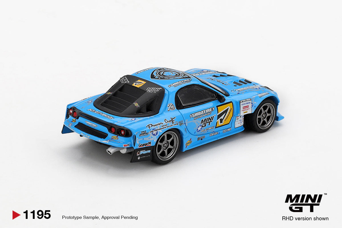 MINIGT 1:64 Mazda RX-7 RE-Amemiya 2025 D1GP MGT01195-BL