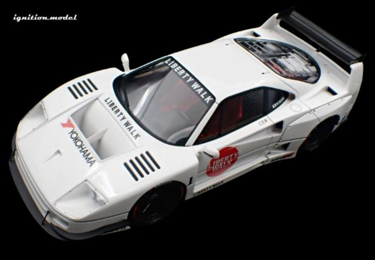 Ignition Model 1:18 LB-Works Ferrari F40 White IG3752