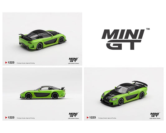 [Preorder] Mini GT 1:64 Mazda RX-7 VeilSide Fortune7- Green MGT01223-BL