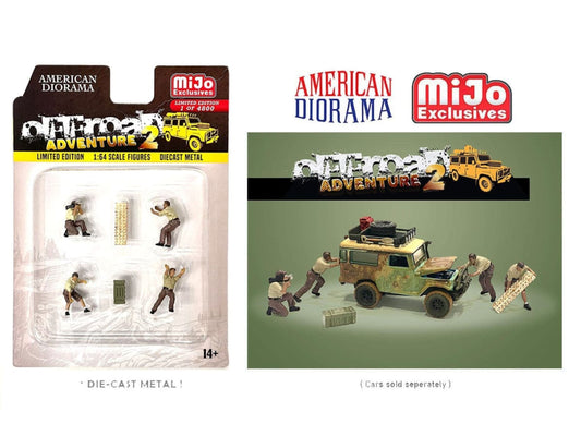 American Diorama 1:64 Mijo Figure Set - Off Road Adventure Il AD-76496MJ