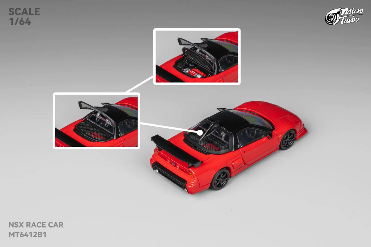 Microturbo 1:64 Honda NSX Race Car MT6412B1
