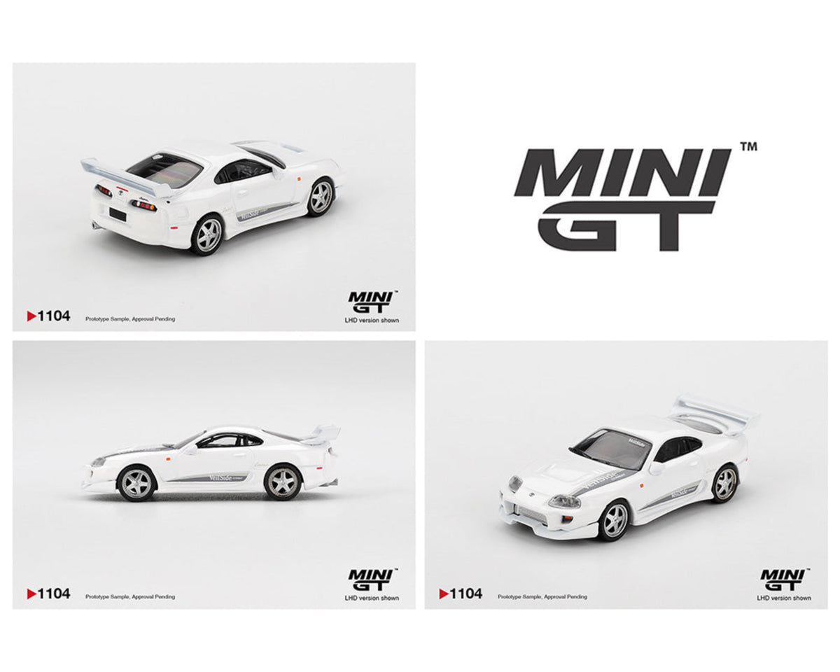 Mini GT 1:64 Toyota Supra VeilSide Combat V-I – White MGT01104-BL