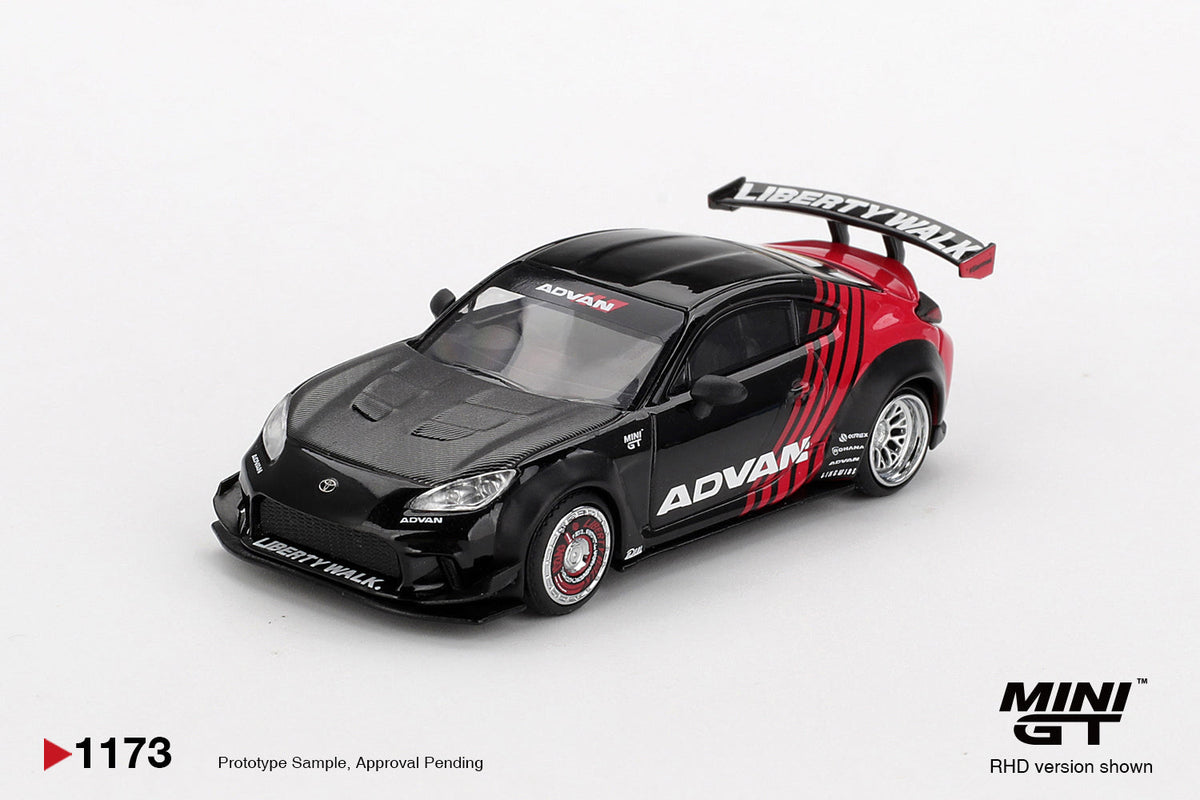Mini GT 1:64 Toyota GR86 LB Nation Advan MGT01173-BL