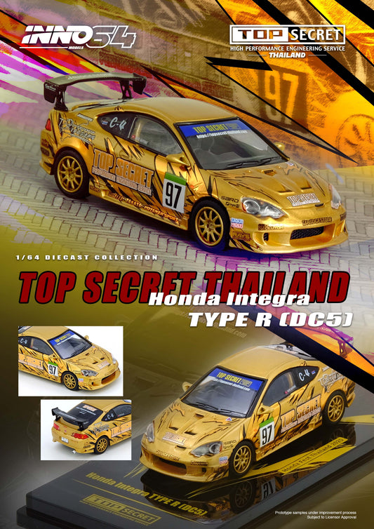 Inno64 1:64 HONDA INTEGRA Type R (DC5) TOP SECRET Thailand  Honda Fest Thailand 2025 IN64-DC5TST-HFTH25