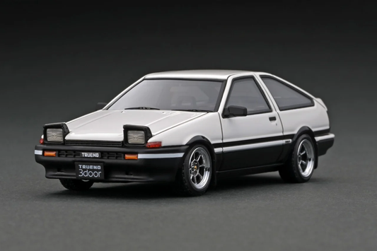 Ignition Model 1:43 Toyota Sprinter Trueno 3Dr GT Apex (AE86) White/Black IG2942