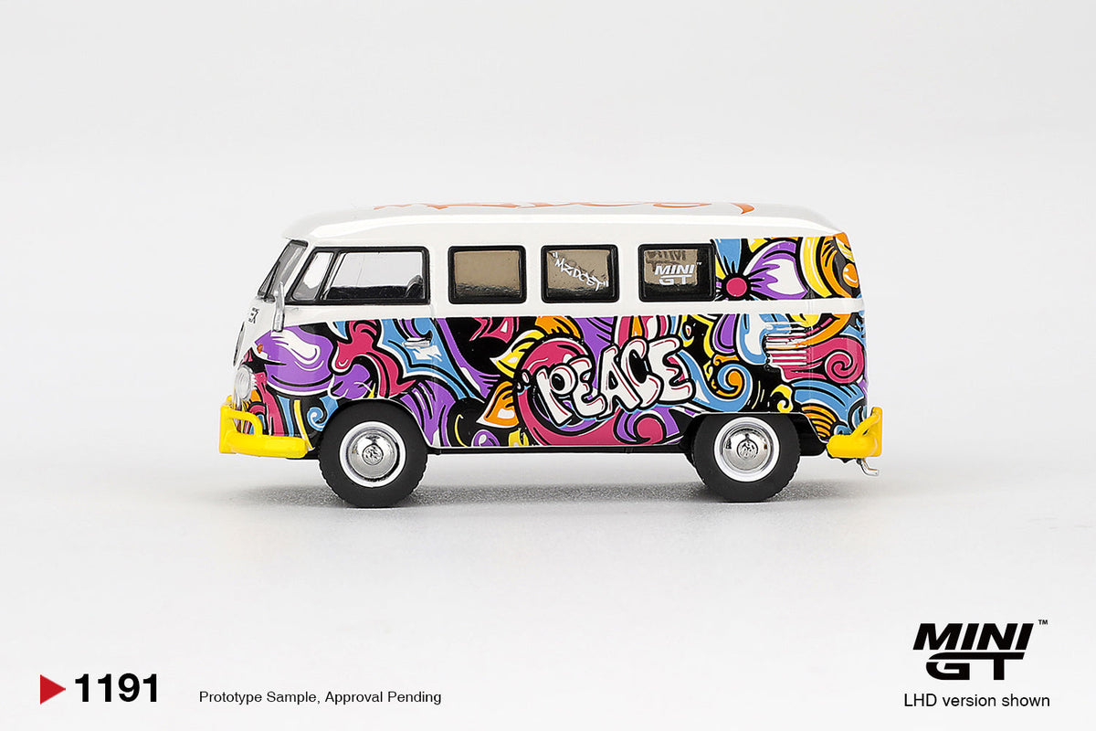 [Preorder] MINI GT 1:64 Volkswagen T1 Microbus Mizu Design MGT01191-BL