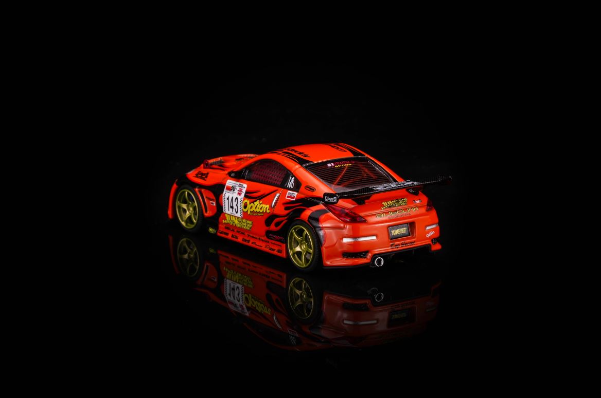 [Preorder] MOTORHELIX × Mr.Hiro × Option 1:64 Nissan Fairlady Z，"Option Stream Z" ‘02（Z33) M63851