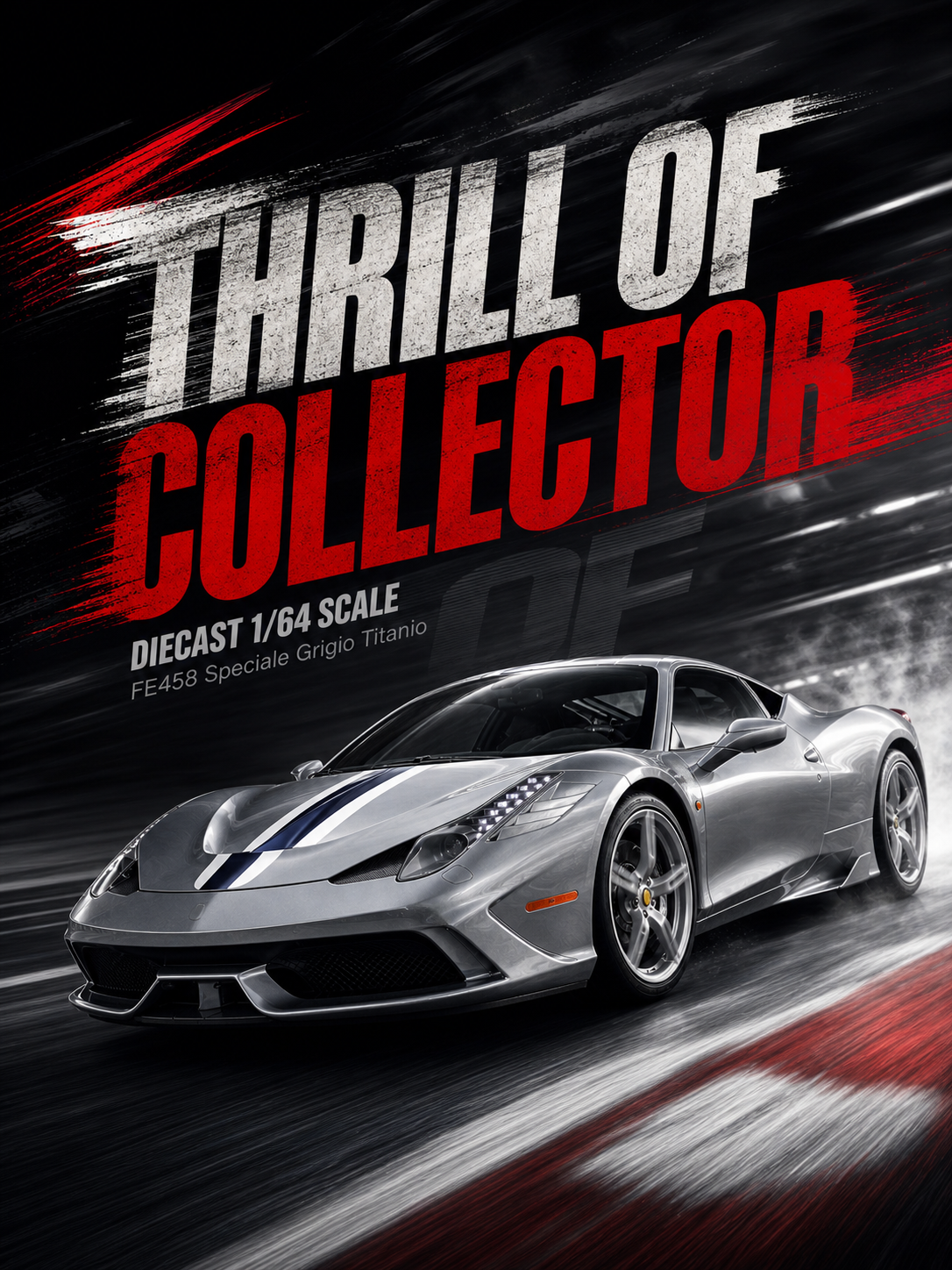 [Preorder] TOC 1:64 Ferrari FE458 Speciale (10 Colours)