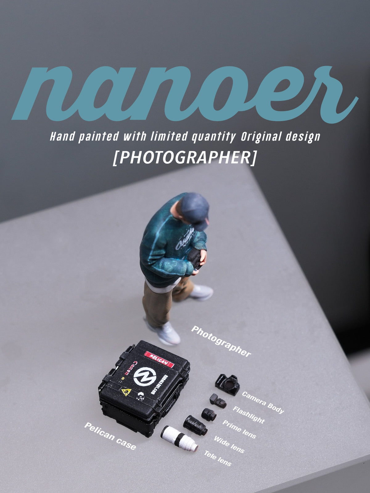 Nanoer 1:64 Photographer (4 Variants)
