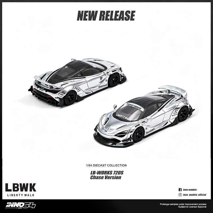 [Preorder] Inno64 1:64 LIBERTY WALK 720S IN64-LBWK720S-01